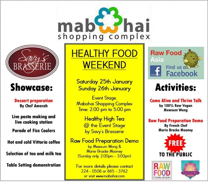 Healthy Food Weekend Poster Updated