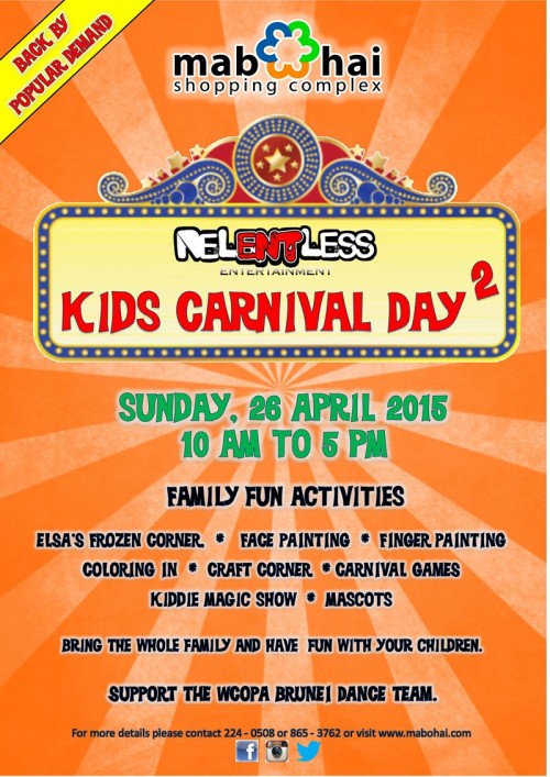 KIDS CARNIVAL DAY POSTER 2