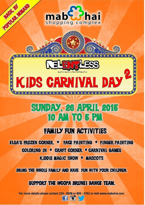 KIDS CARNIVAL DAY POSTER 2