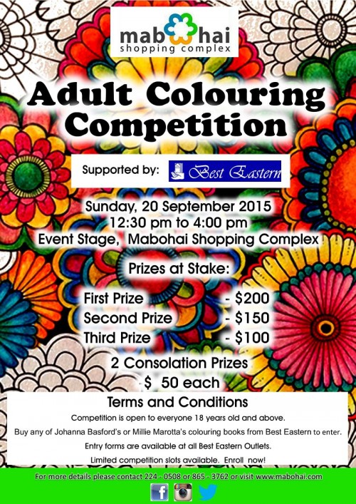 Final Coloring Competiton Poster