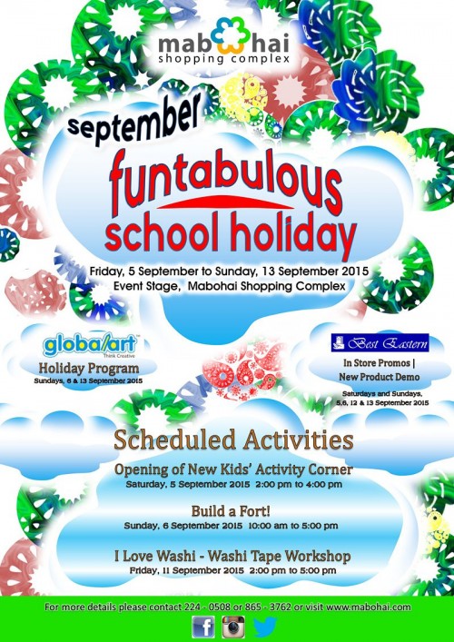 Funtabulous School Holiday poster Final