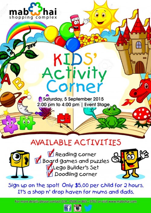 Kids Activity Corner Poster Final