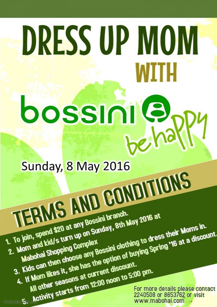 Bossini for Moms Day