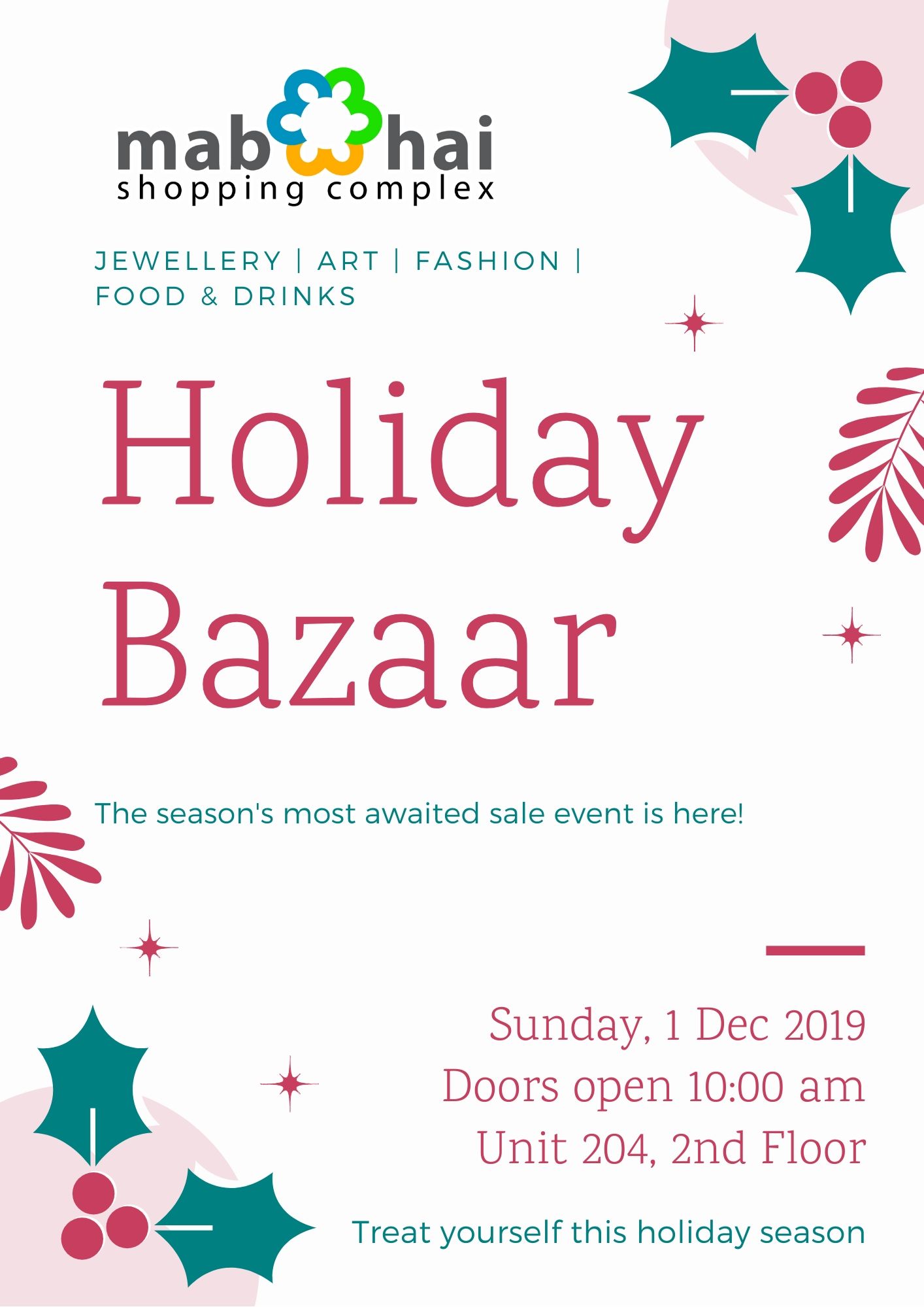 Holiday Bazaar Mabohai Shopping Complex